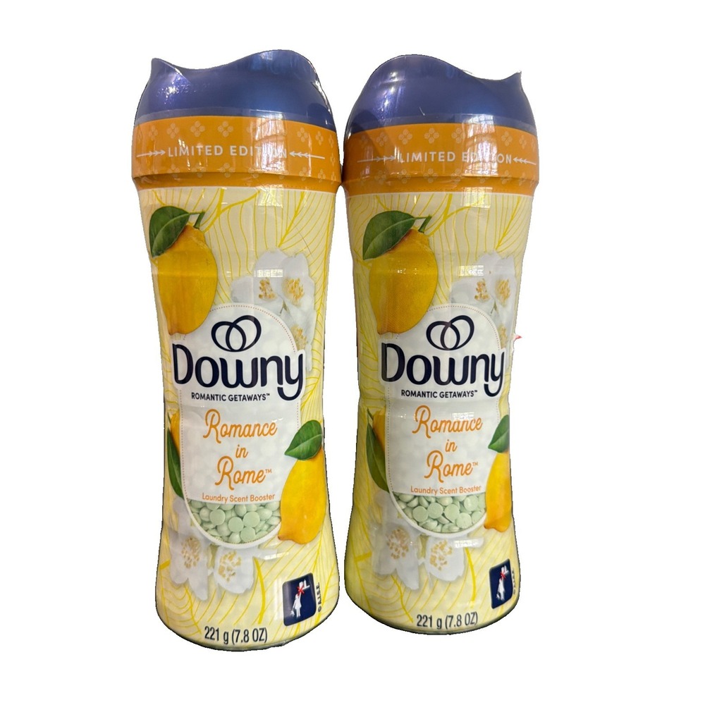 2 7.8oz Downy Romantic Getaways Romance In Rome Laundry Scent Booster Beads